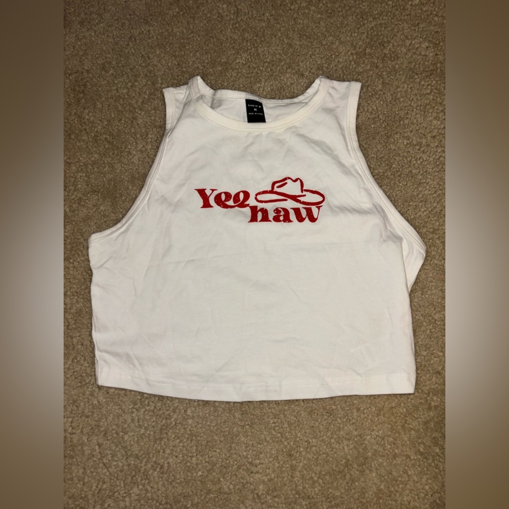 Super cute little cropped tank size medium